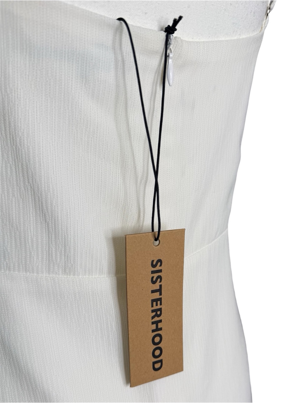 |Nwt| Sisterhood White Square Neck Cami Mini Dress Size M — image 6 of 8